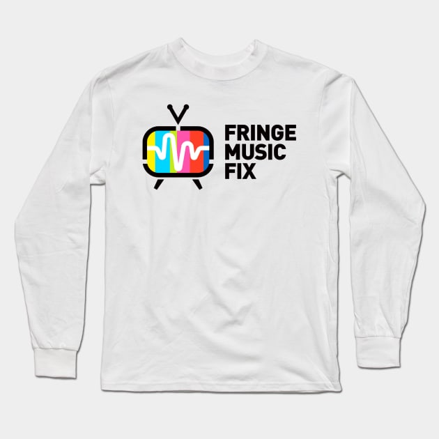 FRINGE MUSIC FIX Retro Logo Long Sleeve T-Shirt by Sudburied